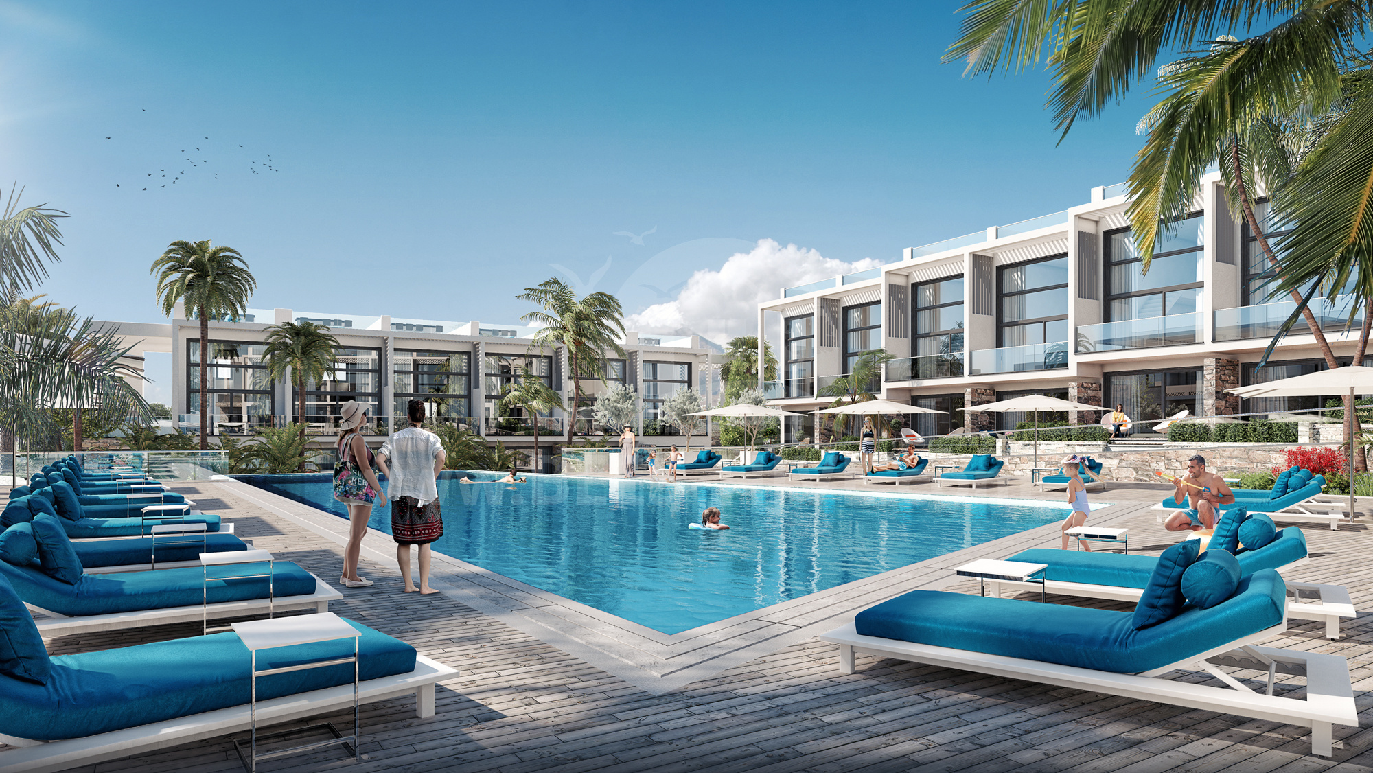 Gorgeous apartments near the sea in Esentepe in Esentepe - For Sale